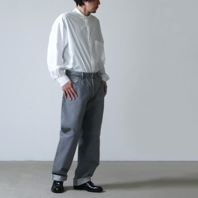 CIOTA (シオタ) グレー スビンコットン 13.5oz ストレートデニム