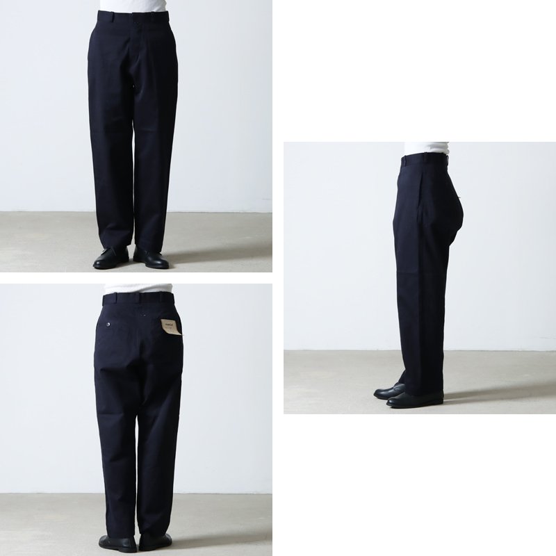 YAECA (ヤエカ) CHINO CLOTH PANTS WIDE STRAIGHT / チノクロスパンツ 