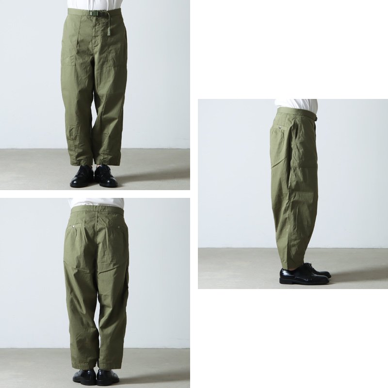 THE NORTH FACE PURPLE LABEL (ザ ノースフェイス パープルレーベル) Ripstop Wide Cropped Pants