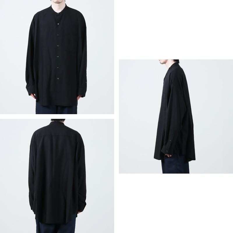Graphpaper (グラフペーパー) Linen Cupro L/S Oversized Band