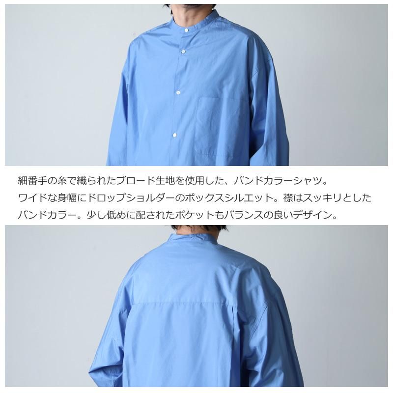 Graphpaper (グラフペーパー) Linen Cupro L/S Oversized Band Graphpaper (グラフペーパー) Linen Cupro L/S Oversized Band