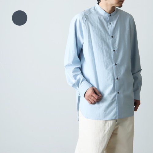 POLYPLOID (ポリプロイド) RAGLAN STAND COLLAR SHIRT C / ラグランスタンドカラーシャツ