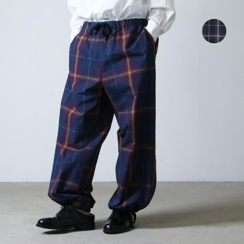 POLYPLOID ポリプロイド 19FW チェック ウール スウェット 3
