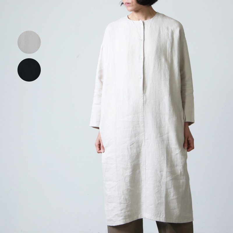 evameva (エヴァムエヴァ) raising linen onepiece / レイジングリネン