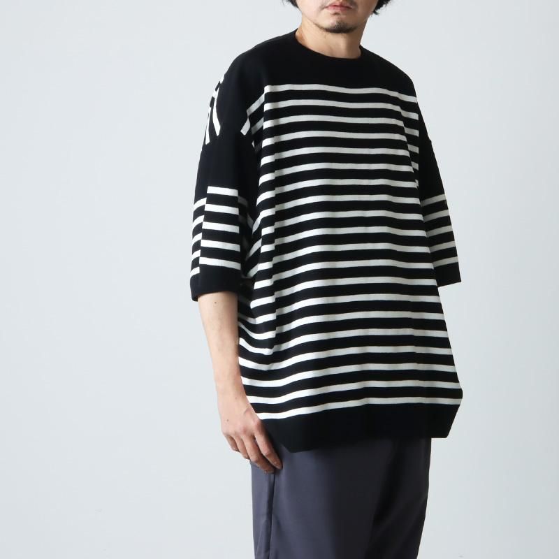 is-ness (イズネス) SHORT SLEEVE BASQUE SHIRT / ショート 