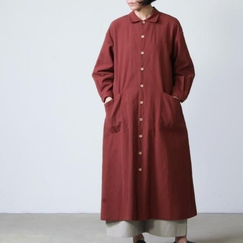 YAECA WRITE ヤエカライト　ワークシャツドレス　ブラック　Sサイズ YAECA (ヤエカ) WRITE WORK SHIRT DRESS / ライトワークシャツドレス