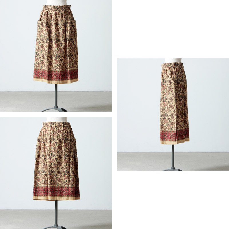 South2 West8 (サウスツーウエストエイト) Army String Skirt Batik Pt. Floral  アーミーストリングスカート