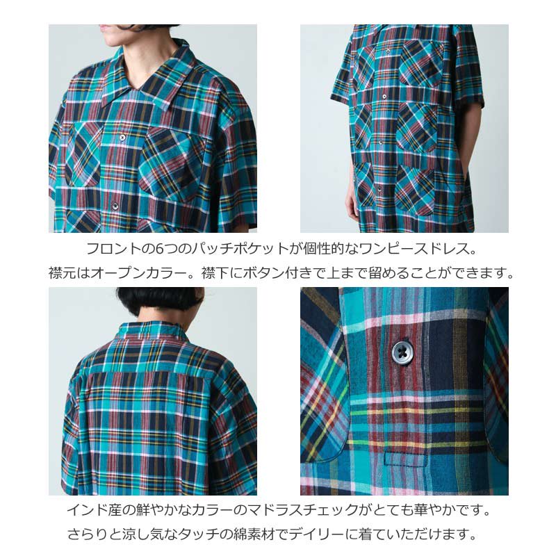 South2 West8 (サウスツーウエストエイト) S/S 6 Pocket Shirt Dress