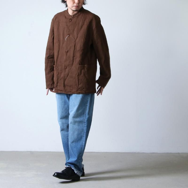 comoli 21ss ヘンプダック　スタンドカラージャケット　size1