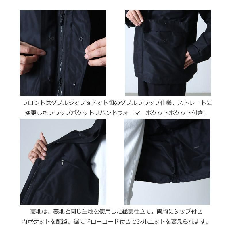 22ss COMOLI コモリ コットンシルク ミリタリーパーカ COMOLI (コモリ) コットンシルク ミリタリーパーカ