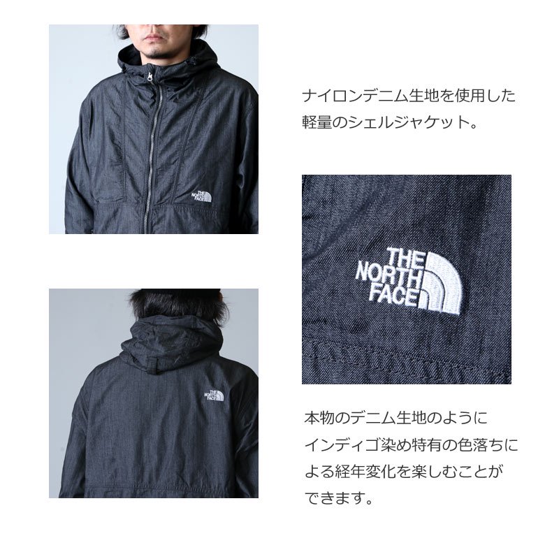 THE NORTH FACE (ザノースフェイス) Nylon Denim Compact Jacket