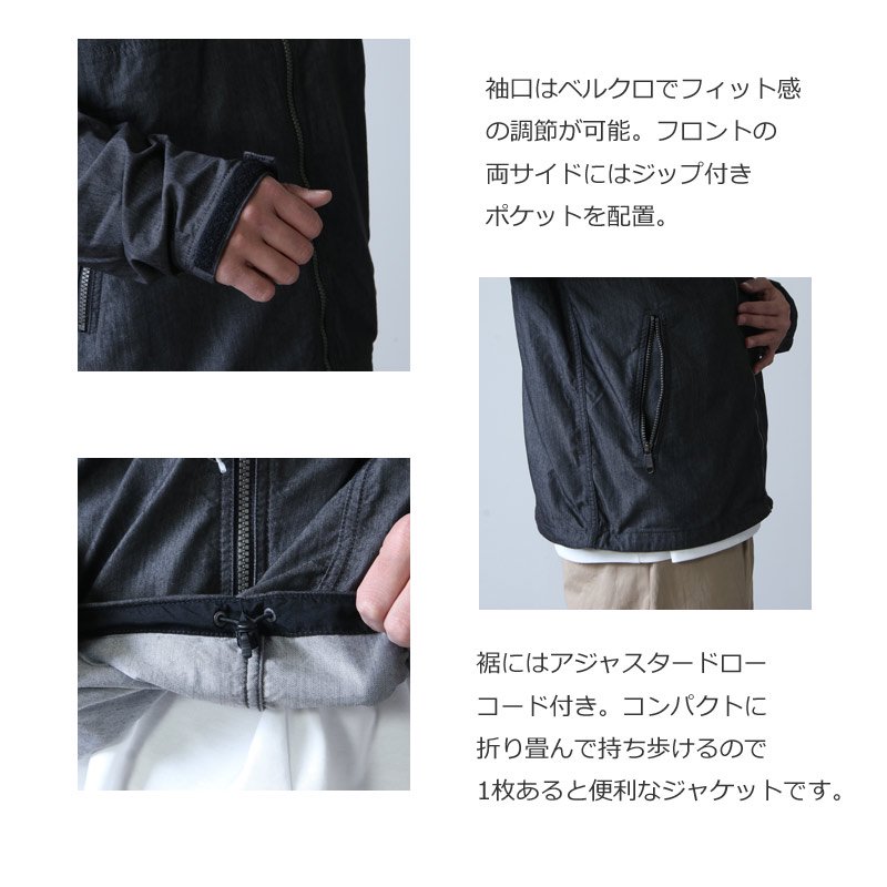 THE NORTH FACE (ザノースフェイス) Nylon Denim Compact Jacket