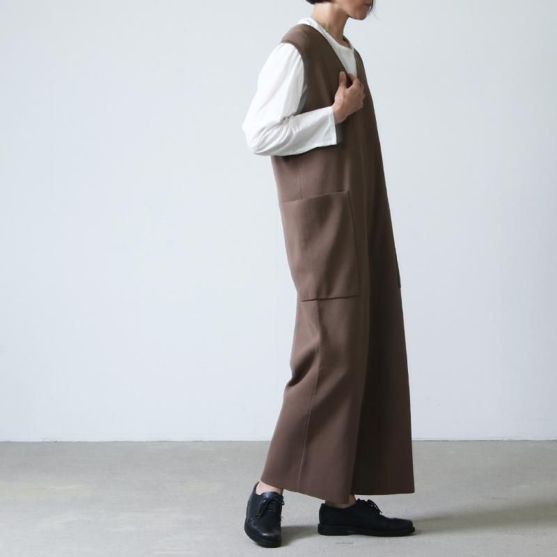 mao made (マオメイド) ストレッチヤーンサロペット