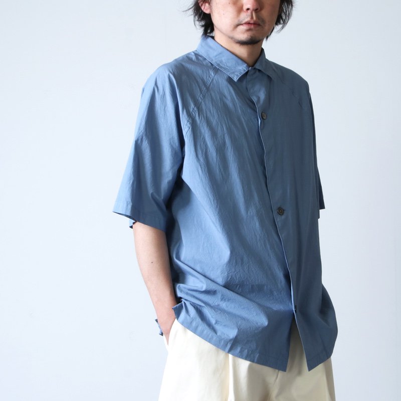 08sircus (ゼロエイトサーカス) Compact lawn garment dyed over shirt