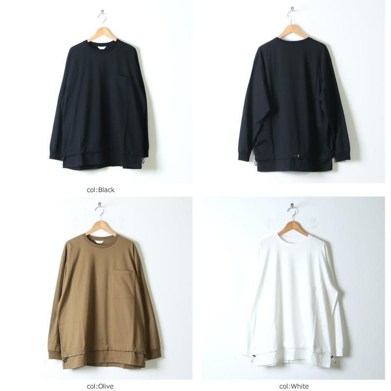 WELLDER (ウェルダー) Drawstring Long Sleeve T-Shirt / ドロー