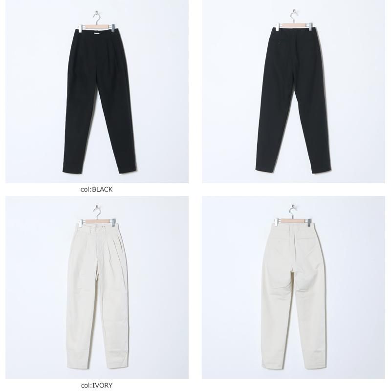LENO (リノ) 2 TUCK TROUSERS / ツータックトラウザース