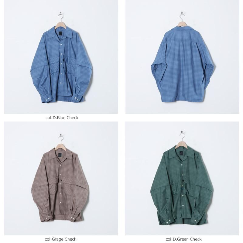 DAIWA PIER39 (ダイワピア39) TECH SPORTS OPEN COLLAR SHIRT L