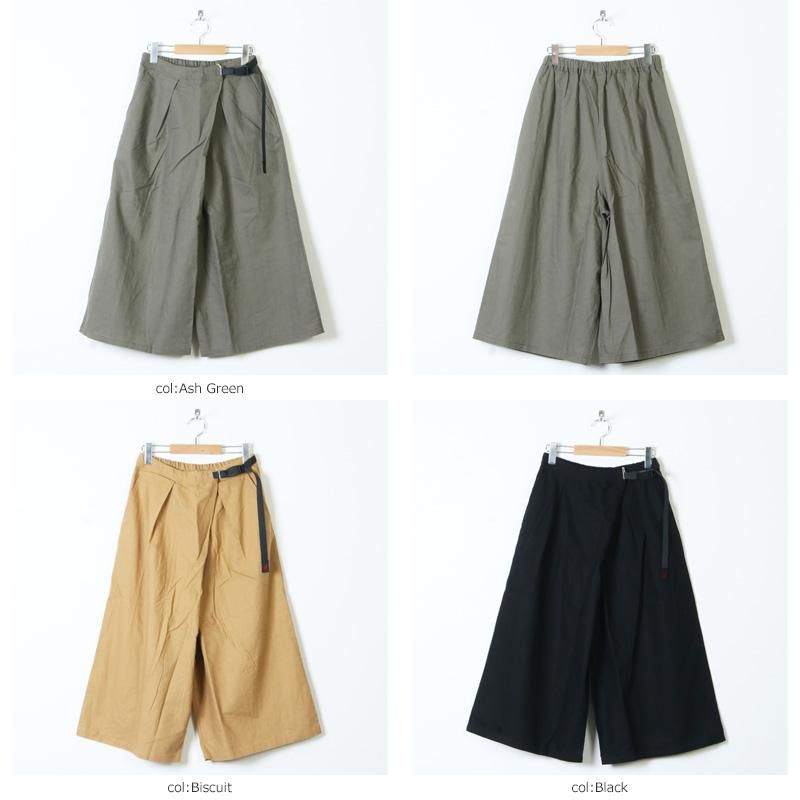 GRAMICCI (グラミチ) LINEN WRAP FLARE PANTS / リネンラップ