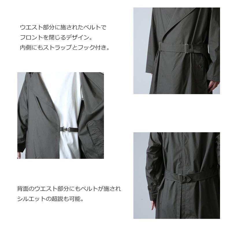 CIOTA (シオタ) スビンコットン タイプライター タイロッケンコート
