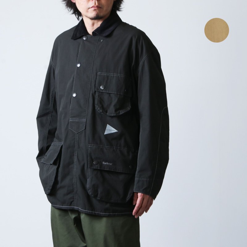 and wander (アンドワンダー) Barbour CORDURA solway shirt for
