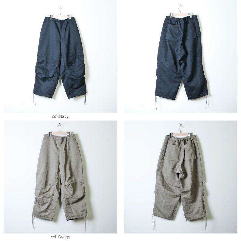 WELLDER (ウェルダー) Wide Over Trousers / ワイドオーバートラウザース