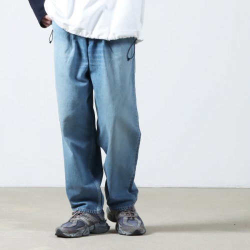 Graphpaper (եڡѡ) Selvage Denim Two Tuck Tapered Pants Light fade / ӥåǥ˥ġåơѡɥѥ