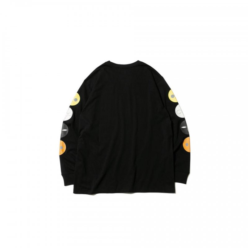 NEW ERA (ニューエラ) LS CTEE TARO TAIYOU BLK / 長袖 コットン T