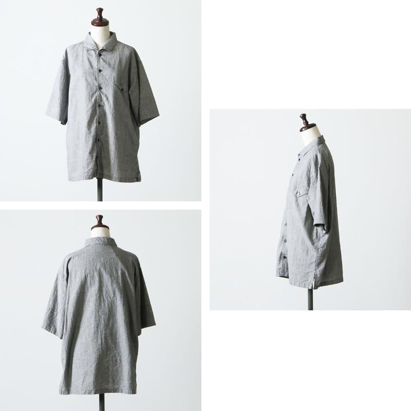 BLANC basqueバレンシアチェック×コットンギャパ gray