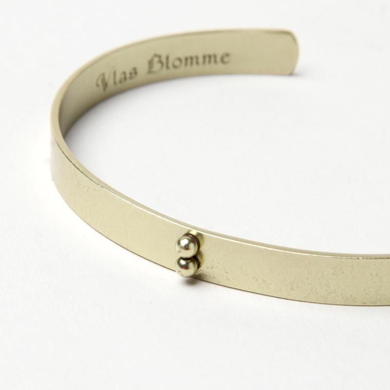 ブラスブラム　バングル Vlas blomme (ヴラスブラム) ナローブラススタッド ブレスレット