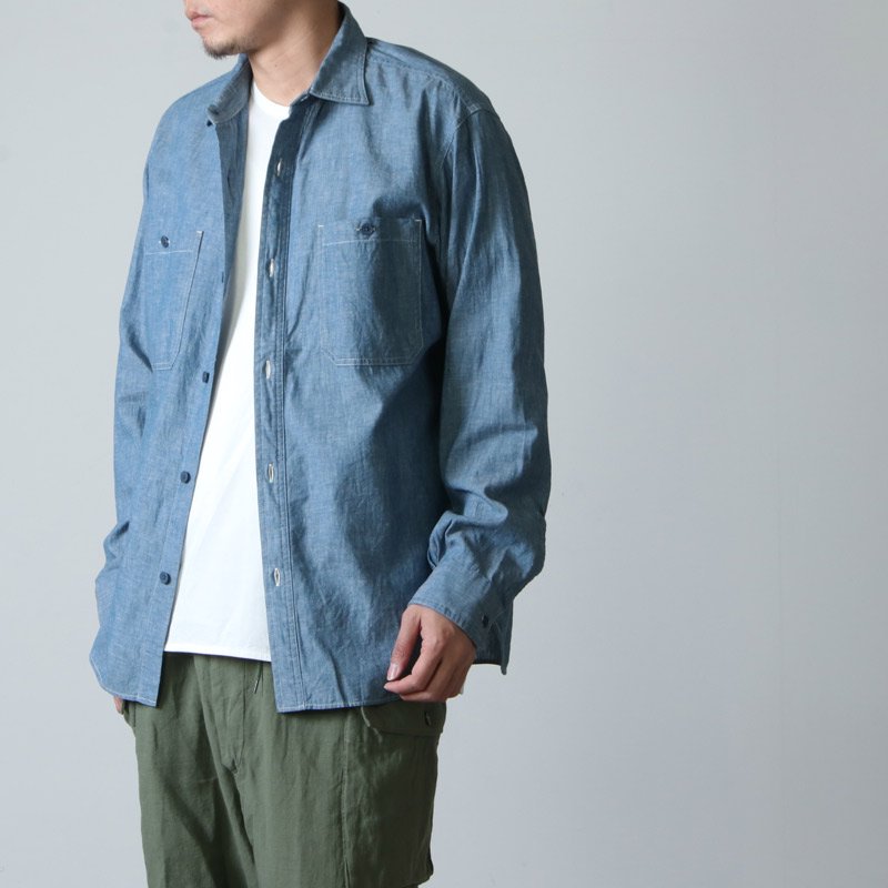 YAECA (ヤエカ) CHAMBRAY SHIRT / シャンブレーシャツ