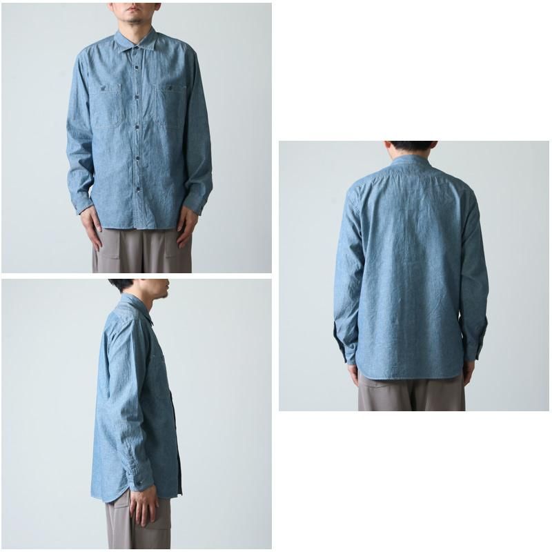 YAECA (ヤエカ) CHAMBRAY SHIRT / シャンブレーシャツ YAECA (ヤエカ) CHAMBRAY SHIRT / シャンブレーシャツ