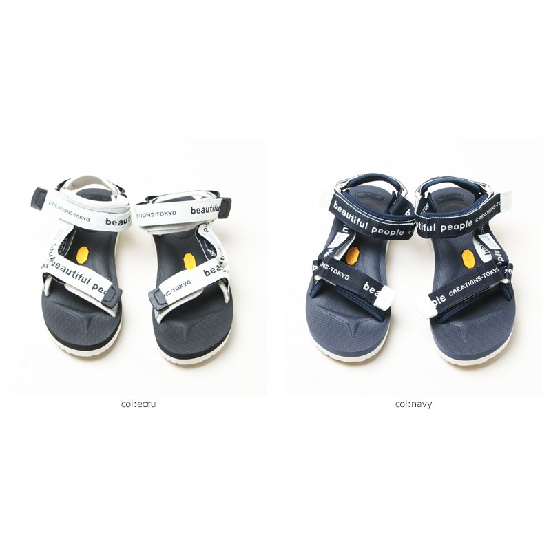 beautiful people (ビューティフルピープル) bp×Suicoke logo belt sandals