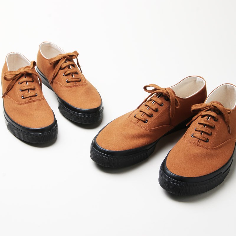 ANATOMICA (アナトミカ) WAKOUWA DECK SHOES LOW BLACK SOLE BROWN