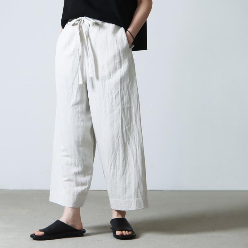 YAECA (ヤエカ) WRITE RIBBON PANTS / ライトリボンパンツ