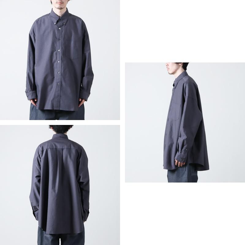 Graphpaper (グラフペーパー) Oxford L/S Oversized B.D Shirt / オックスフォードオーバーサイズ ボタンダウンシャツ