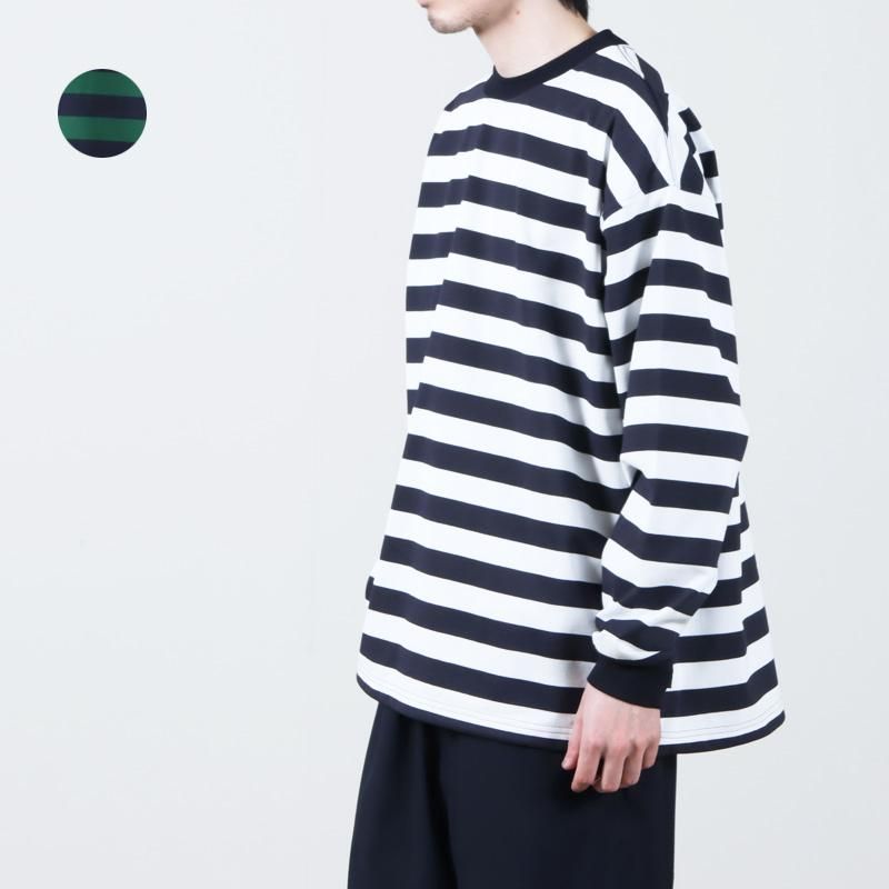 DAIWA PIER39（ダイワ ピア39） TECH DRAWSTRING MULTI BORDER L S TEE ...