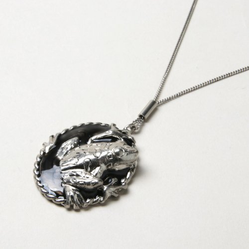 [THANK SOLD] beautiful people (ӥ塼ƥեԡץ) frog cameo necklace / եåᥪͥå쥹