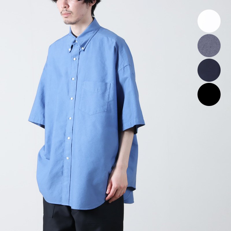 Graphpaper (グラフペーパー) Oxford S/S Oversized B.D Shirt 