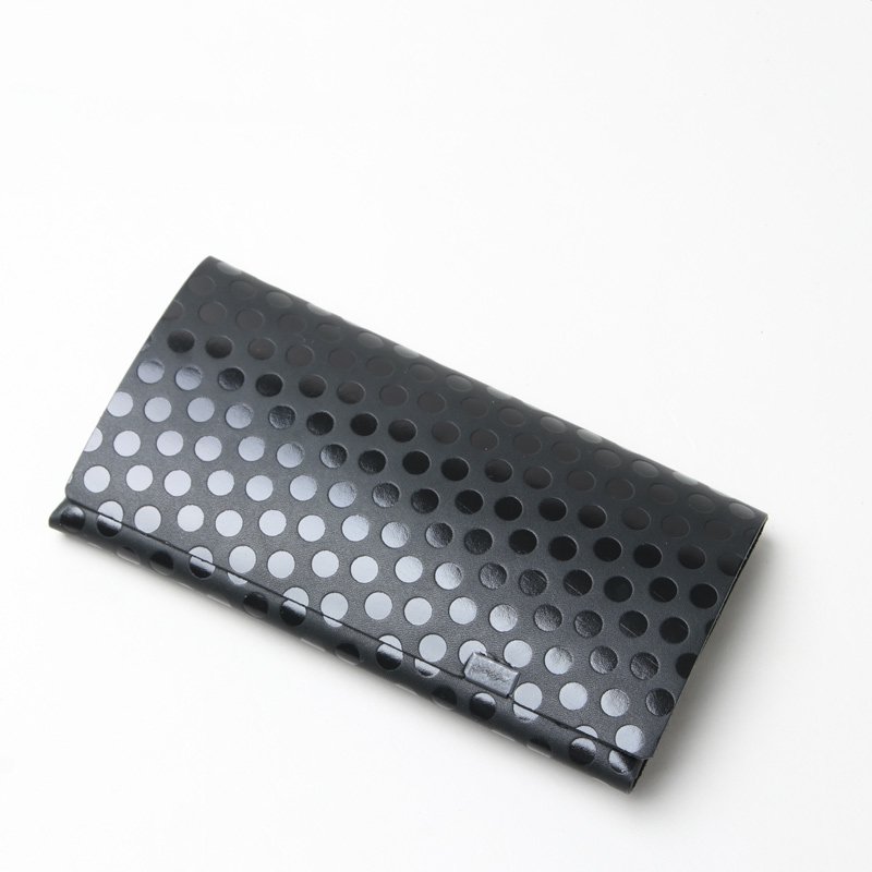 所作 (ショサ) Long Wallet #Black×Black Dot / ブラックドット ロング