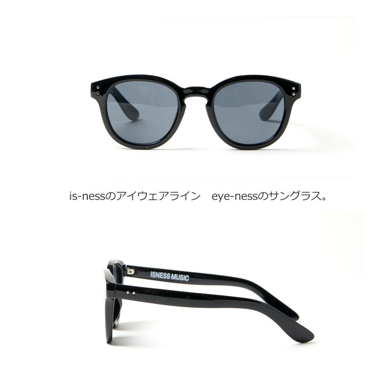 is-ness (イズネス) ISNESS MUSIC MUSIC SUNGLASSES B