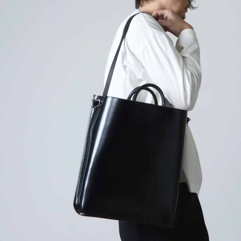 エバニュー PIENI ピエニ SLIM \u0026 TALL 2way トート ショルダー 黒