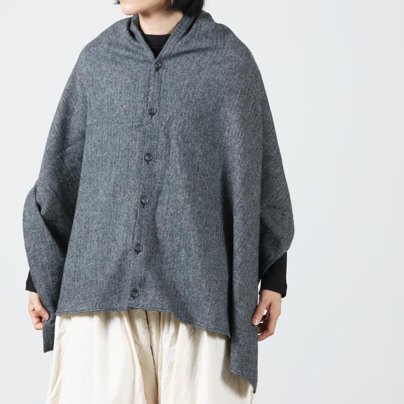 ENGINEERED GARMENTS (エンジニアードガーメンツ) Button Shawl -Poly 