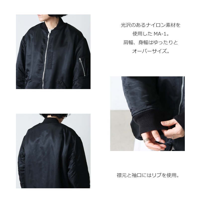 08sircus (ゼロエイトサーカス) MA-1×Eco fur reversible / MA-1×エコファー リバーシブル