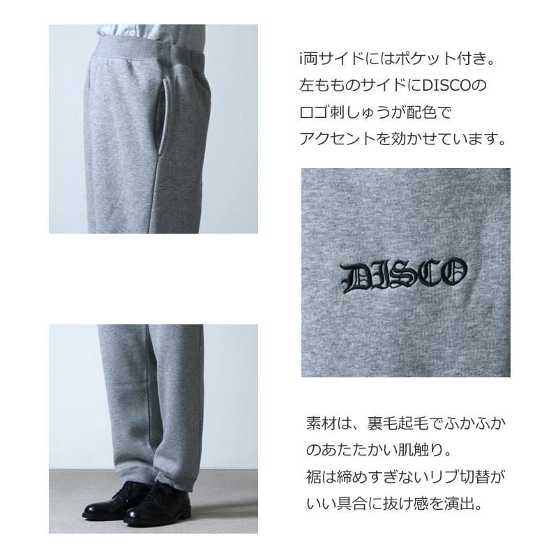 is-ness (イズネス) ISNESS MUSIC DISCO SWEATPANTS EMBROIDERY
