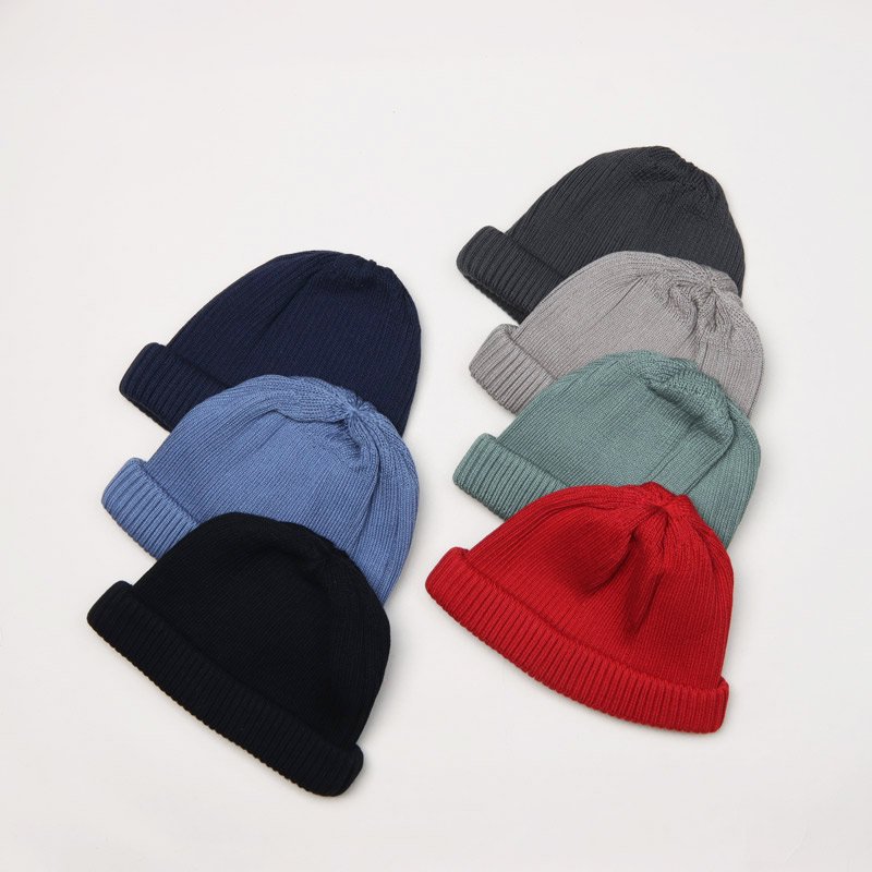 RoToTo (ロトト) COTTON ROLL UP BEANIE / コットンロールアップビーニー