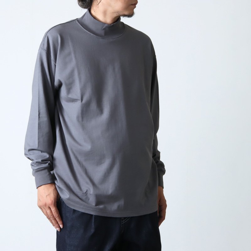 独特な店 Graphpaper L S Mock Neck Tee モックネック Tシャツ