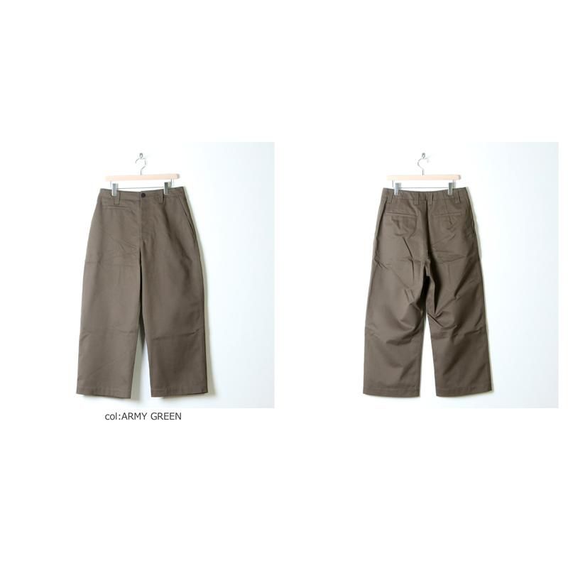 STUDIO NICHOLSON (スタジオニコルソン) PEACHED COTTON TWIL
