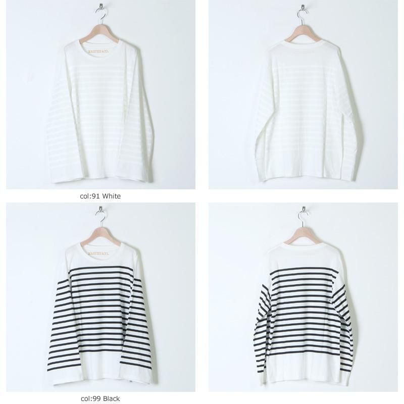 MASTER & Co. (マスターアンドコー) BASQUE BORDER LONG SLEEVE