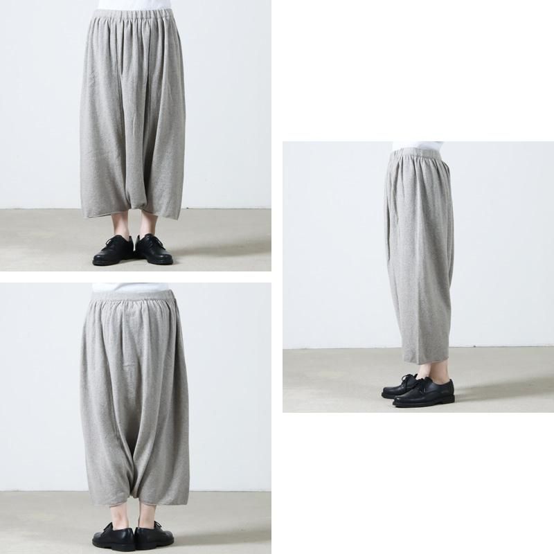 evameva (エヴァムエヴァ) wool sarrouel pants / ウールサルエル 