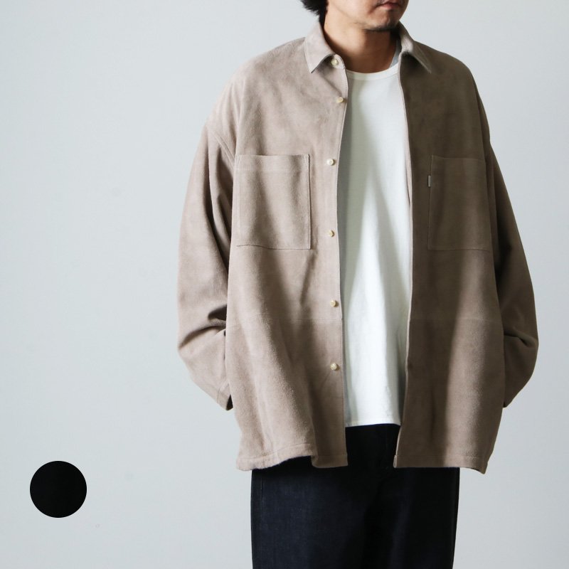 Graphpaper (グラフペーパー) Goat Suede Box Shirt Jacket / ゴート ...